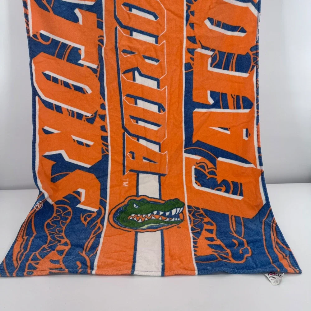 McArthur Vintage Florida Gators Beach Towel Orange Blue Graphic Collectible